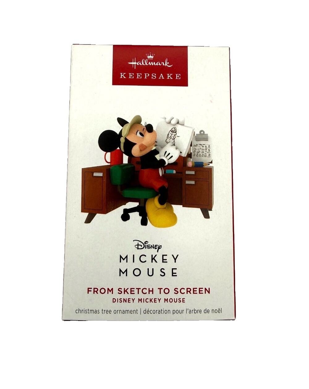Hallmark Keepsake 2025 From Sketch to Screen Disney Mickey Mouse Ornament New